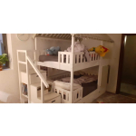Stockbett mit Treppe 120x200